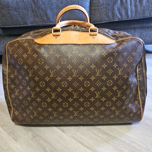 Louis Vuitton Monogram Alize 24 Heures Travel Bag w Detachable Non Brand Strap - Picture 2 of 13